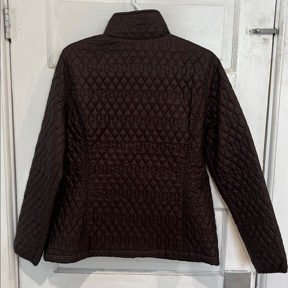 Lands' End Quilted Brown Jacket - Picture 8 of 9